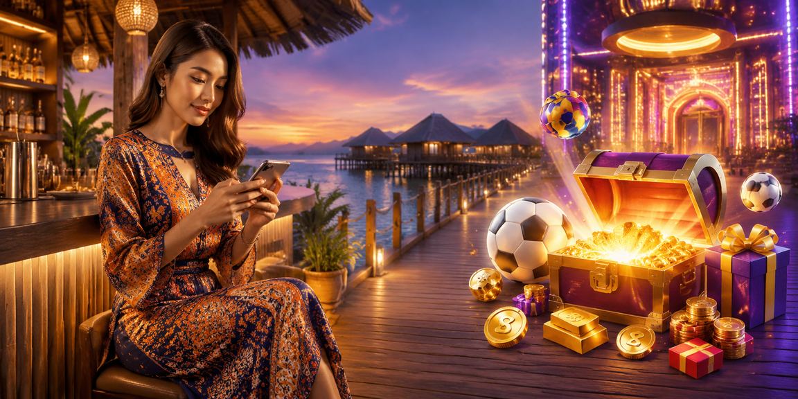 Pertaruhan football bergaya batik di Sabah menggunakan platform re2